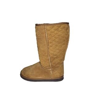 Steve Madden Snow Plowin Boots Women‎ Sz 6 Brown Mid Calf Tall Ski Outerwear